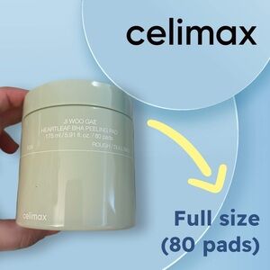 *🆕*NEW* CELIMAX | Full size | Ji Woo Gae Heartleaf BHA Peeling Pads (80)